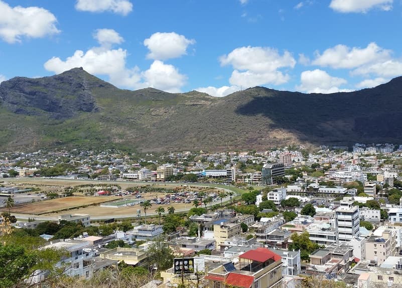 View from Citadel in Port Louis