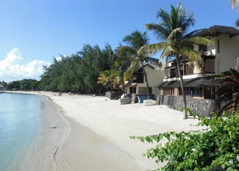 Grand Baie beach in Mauritius