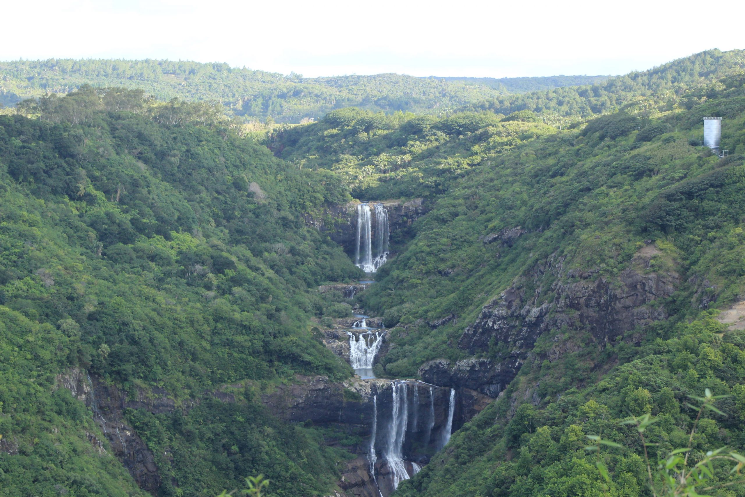 Tamarind Falls in Mauritius