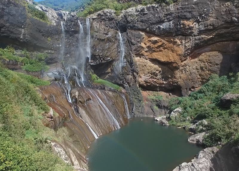 seven waterfall hikes in Mauritius