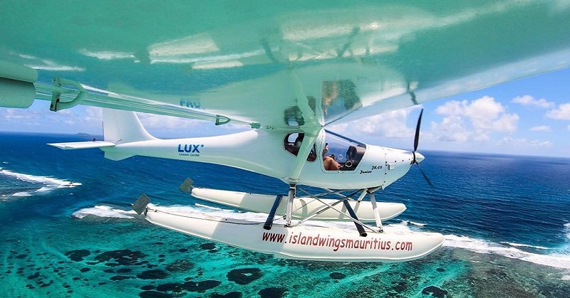 Seaplane in Mauritius