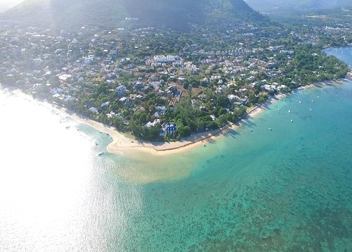 La preneuse beach in Mauritius