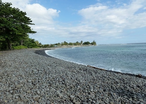 Riviere des galets beach in Mauritius